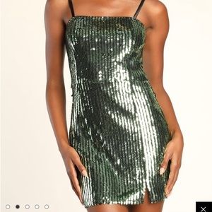 sequin mini dress